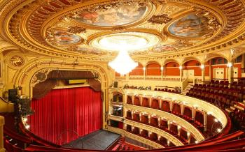 Mahen Theatre - theatre hall with stage